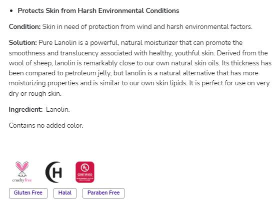 Lanolin | 100% Pure - 198 grama