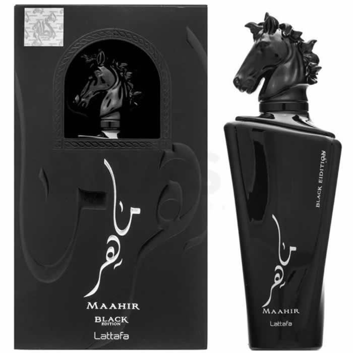 <tc>LATTAFA</tc> MAAHIR CRNI EDP SPREJ 100ML