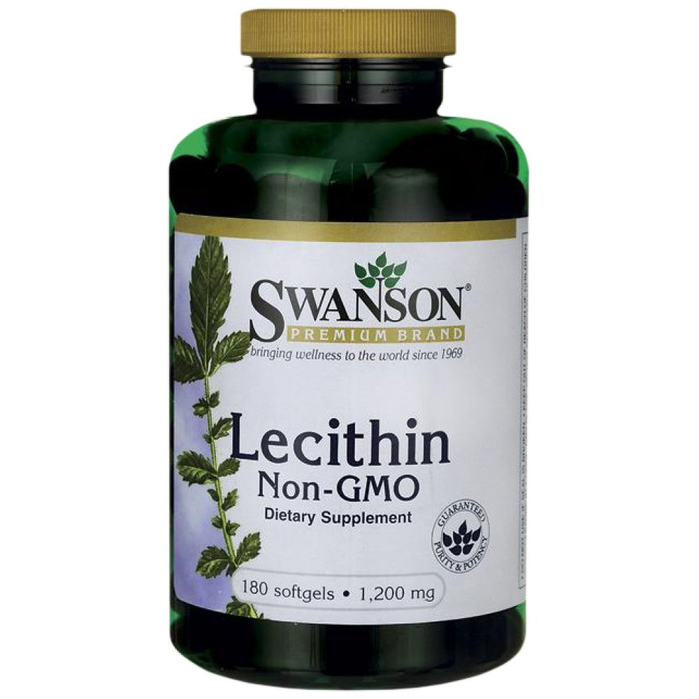 Lecitin bez GMO 1200 mg 180 gel kapsula