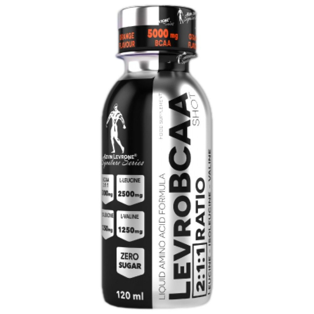 LevroBCAA Shot/5000 mg BCAA bez šećera - 12 x 120 ml