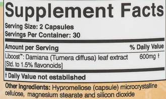 Liboost™ | s Damianom 600 mg - 60 kapsula