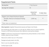Lavlja griva 500 mg | Napravljeno od organskih gljiva lavlje grive - 60 kapsula
