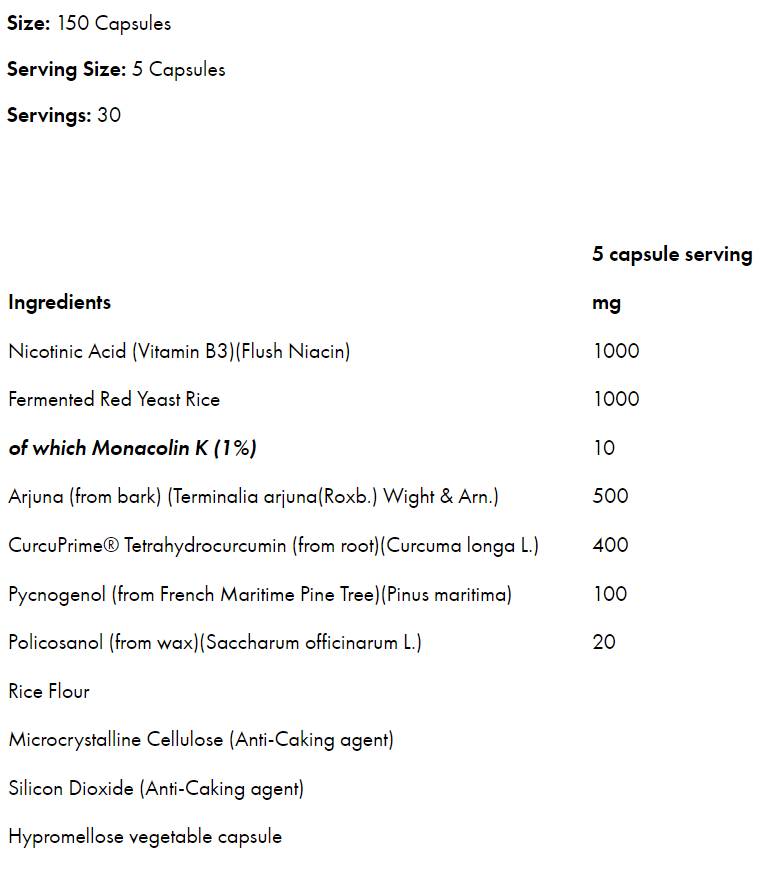 Lipid Pro+ | Potpora kolesterolu - 150 kapsula