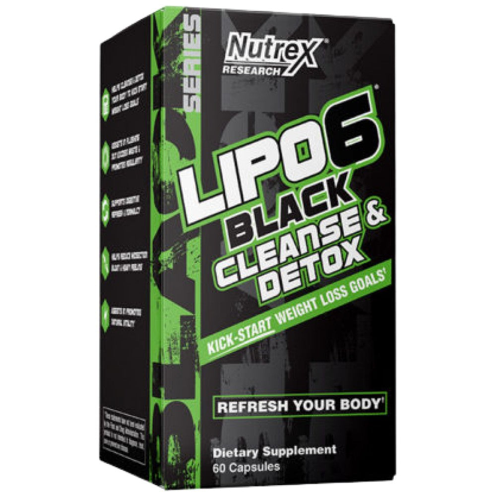 Lipo 6 Black | Čišćenje & Detoks - 60 kapsula