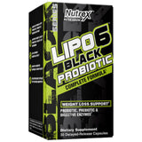 Lipo 6 crni probiotik | Potpuna formula s prebioticima + probavnim enzimima - 30 kapsula