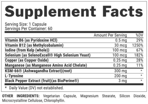 Lipo 6 Black Thyrolean Ultra Concentrate | Metabolička formula štitnjače - 60 kapsula