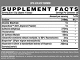 Lipo 6 Black Training/Pre-Workout - 264 grama
