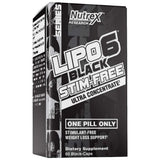 Lipo 6 Black Ultra Concentrate/Stim-Free - 60 kapsula