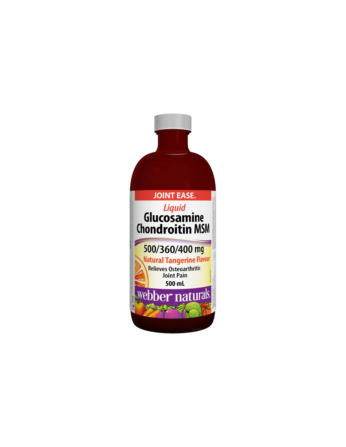 Liquid Glucosamine Chondroitin MSM - Tekući glukozamin, kondroitin i MSM, 500 ml, okus naranče i mandarine