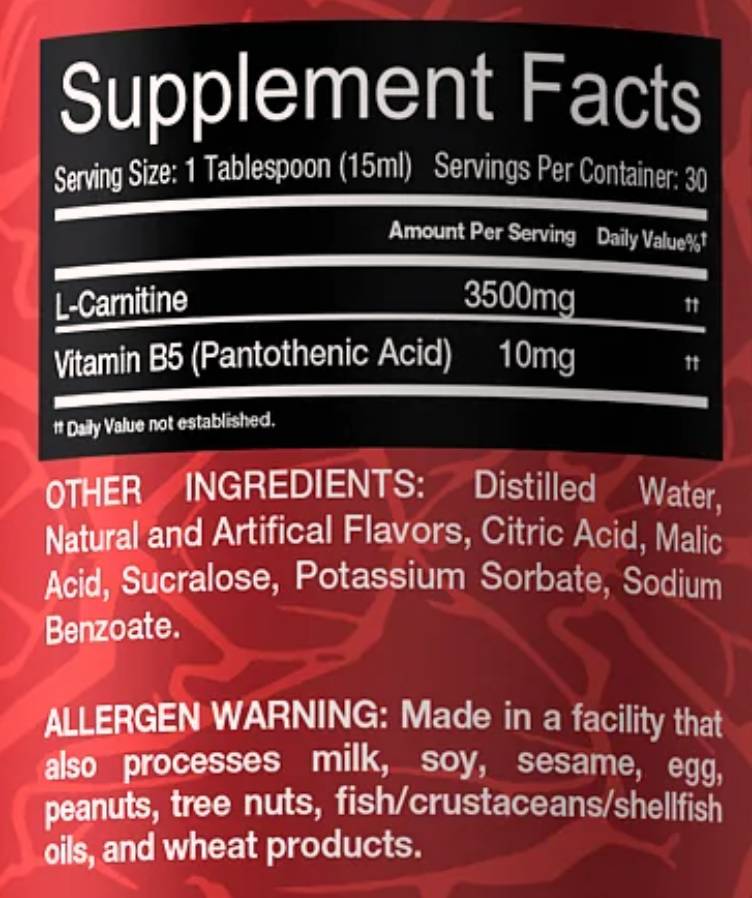 Tekući L-karnitin 3500 mg 450 ml