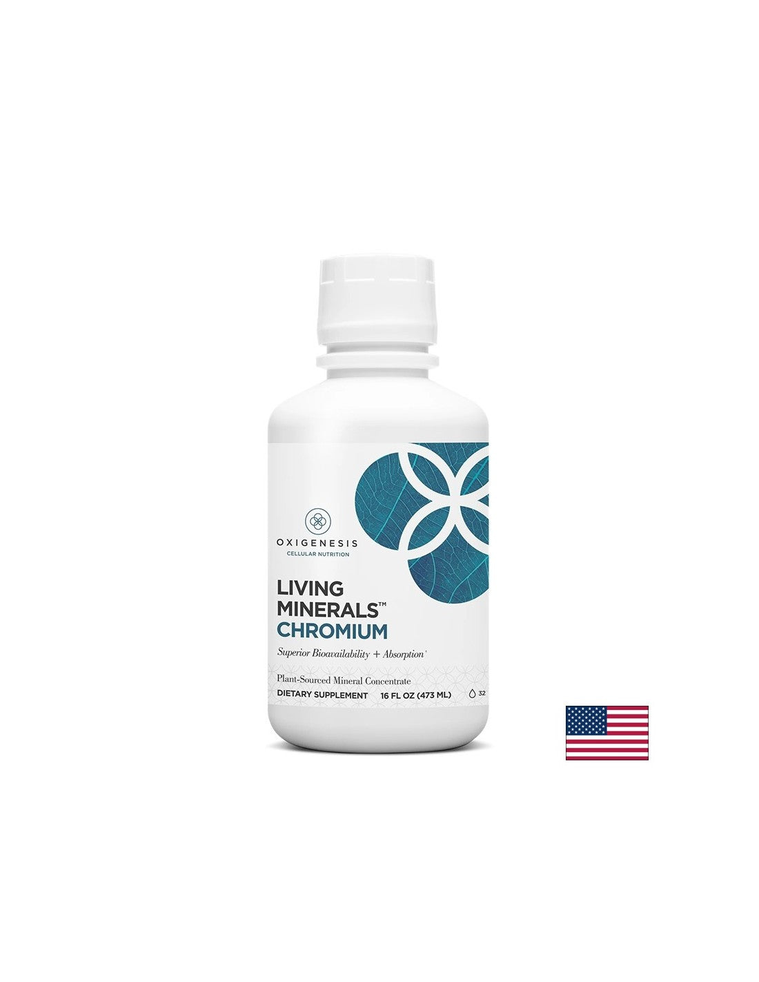 Kontrola šećera u krvi - Living Minerals Liquid Chromium, 473 ml