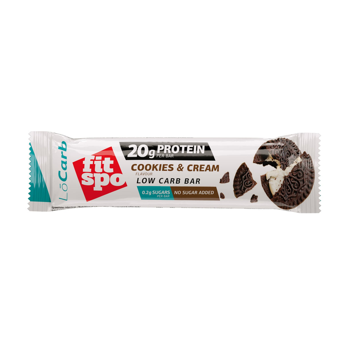 LoCarb proteinske pločice | Keto kolačići & Krema x 60 grama