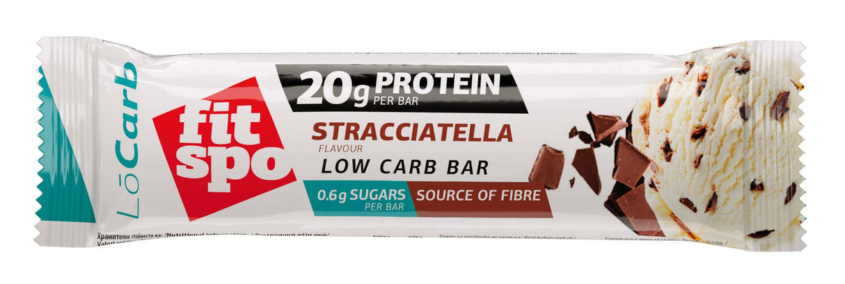 Proteinske pločice s niskim udjelom ugljikohidrata | Keto friendly Stracciatella x 60 grama
