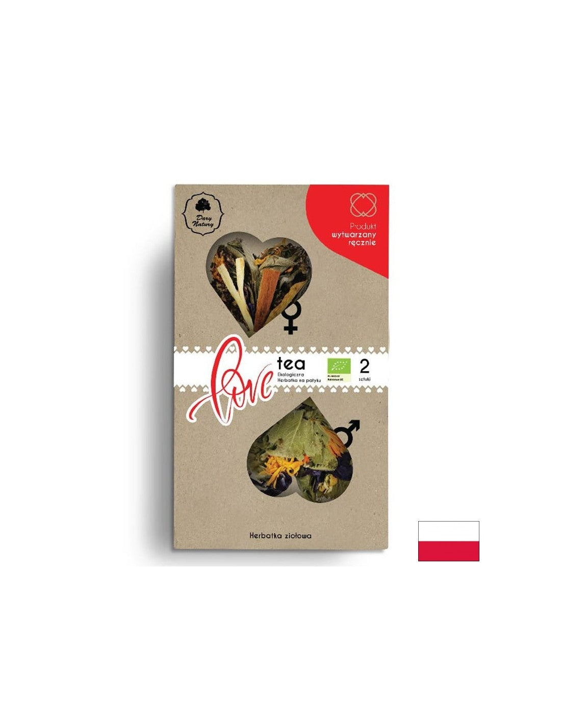 Čaj za njega i nju Bio - Ljubavni čaj, 2 x 3,5 g <tc>Dary Natury</tc>