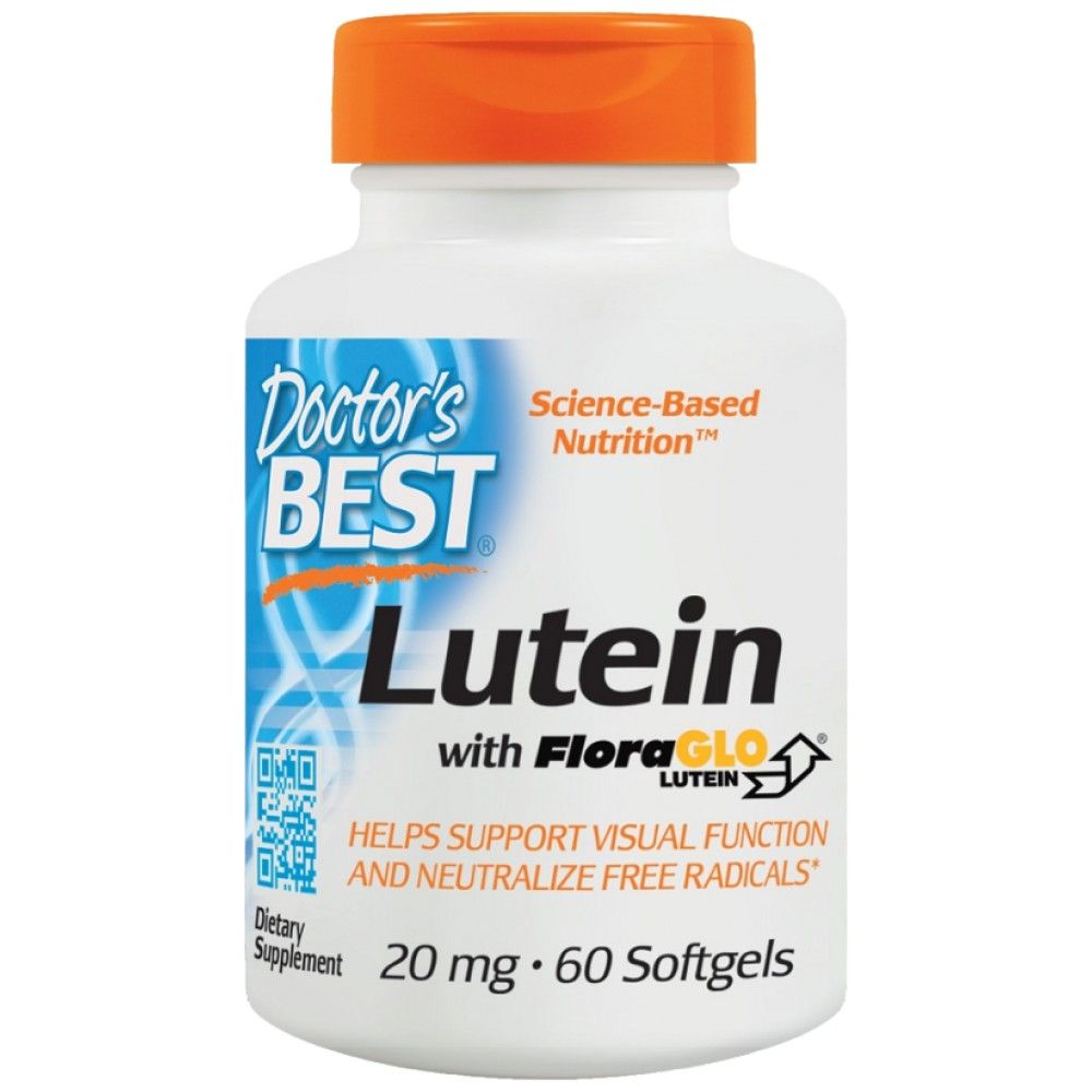Lutein 20 mg | S FloraGLO - 60 gel kapsula