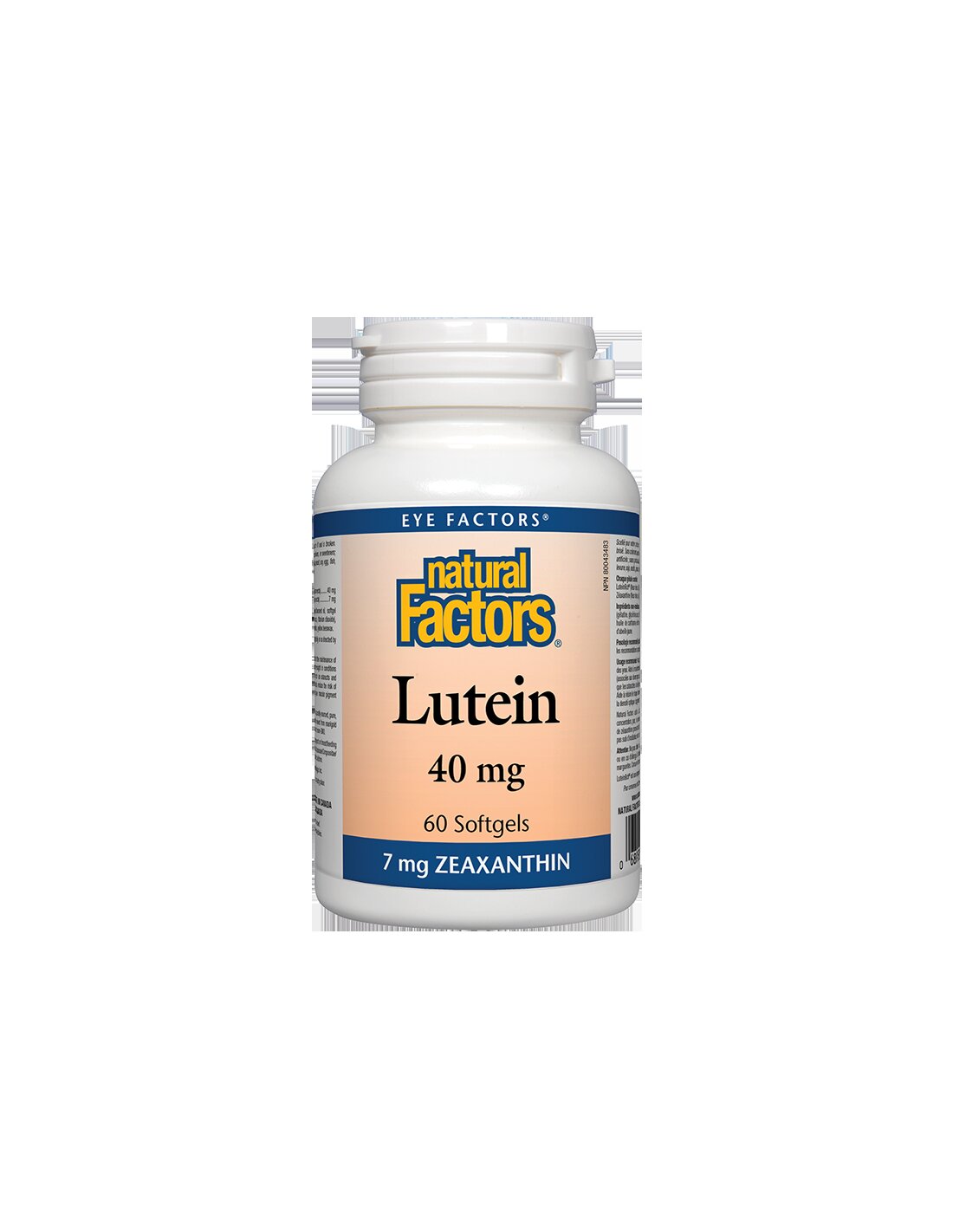 Lutein/Lutein 40 mg + Zeaksantin x 60 mekih kapsula <tc>Natural Factors</tc>