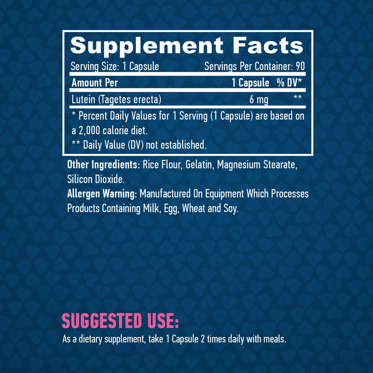 Lutein 6 mg./90 kaps.