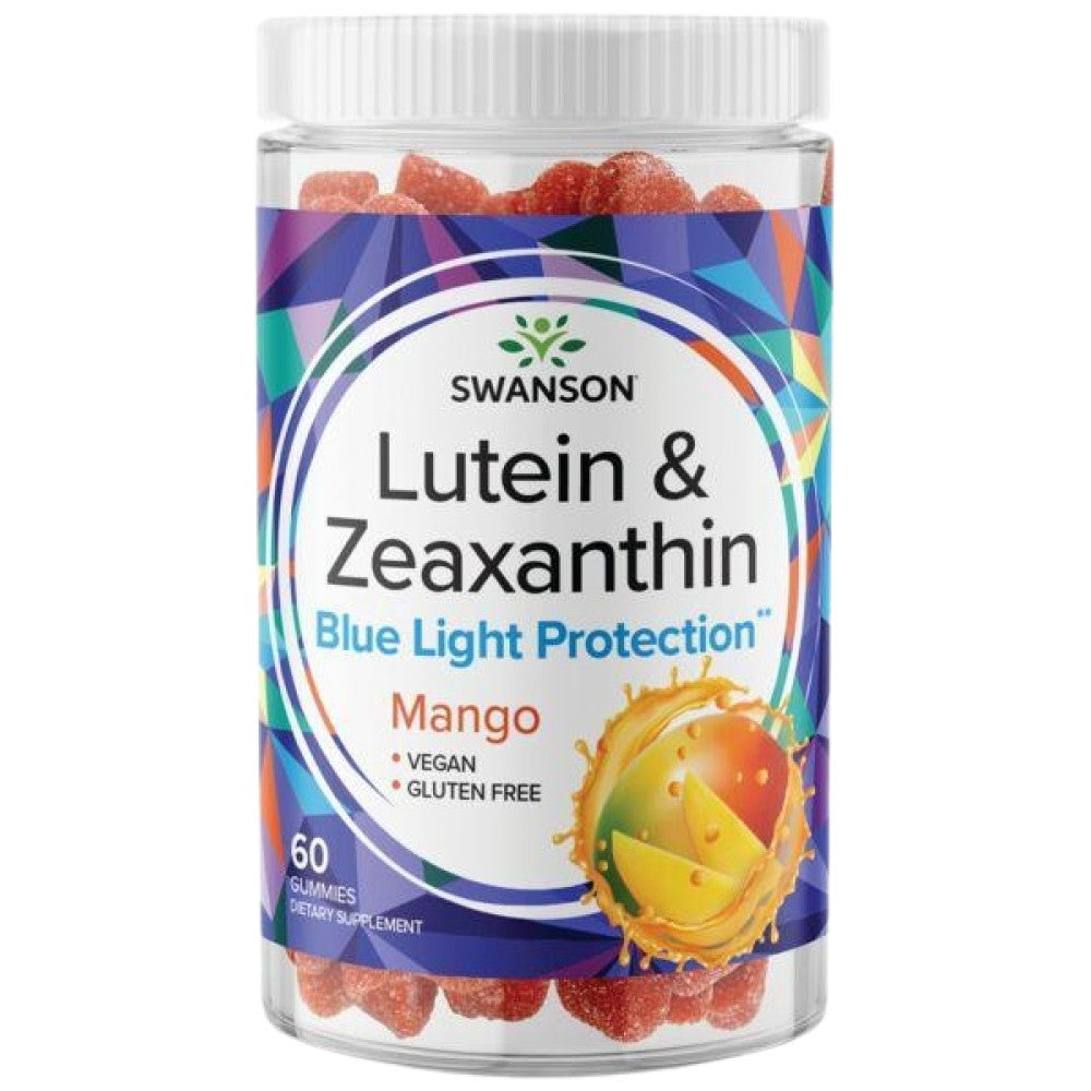 Lutein & Zeaksantin gumeni bomboni | Mango - 60 tableta za žvakanje