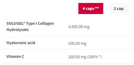 Kolagen max | Solugel® s hijaluronskom kiselinom i vitaminom C - 180 kapsula