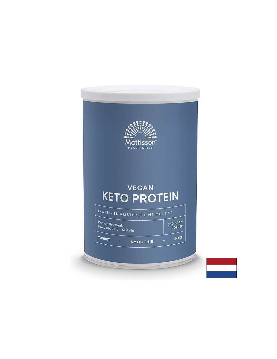 Veganski keto proteinski shake - grašak, riža, MCT, 350 g praha <tc>Mattisson Healthstyle</tc>
