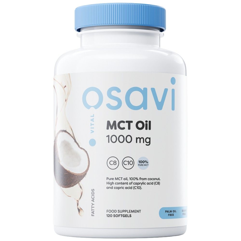 MCT ulje 1000 mg | C8 + C10 - 120 mekih gelova