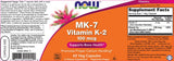 MK-7 Vitamin K-2 100 mcg - 60 kapsula