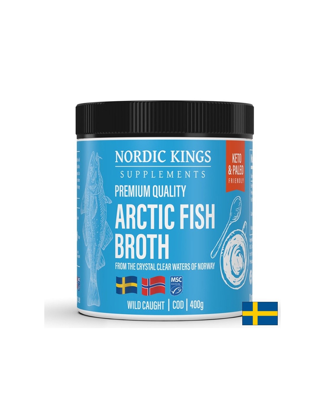 Riblja juha od arktičke ribe (MSC), 400 g praha <tc>Nordic Kings</tc>