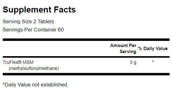 MSM 1500 mg - 120 tableta