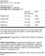 Mag-Vit D3 + K2 30 kapsula