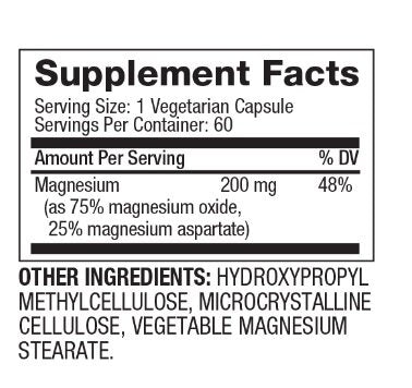 Magnezij 200 mg/60 kap