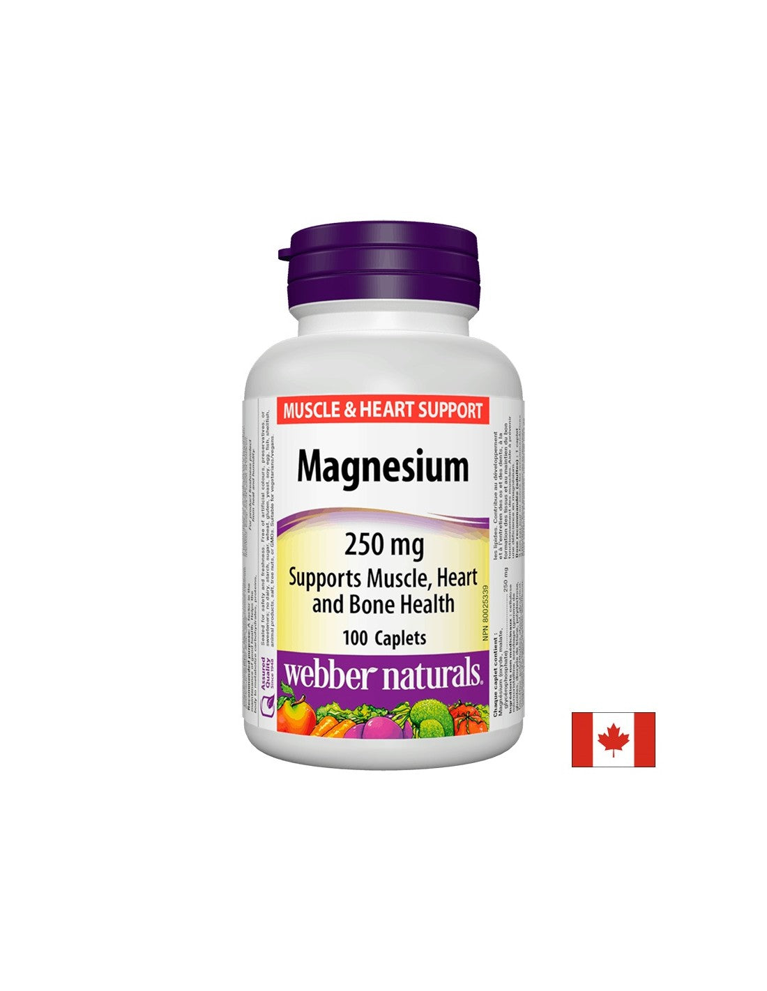 Magnezij 250 mg x 100 kapleta <tc>Webber Naturals</tc>