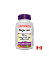 Magnezij 250 mg x 100 kapleta <tc>Webber Naturals</tc>