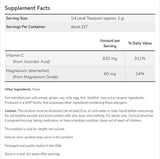Magnezijev askorbat u prahu | Čisti, puferirani vitamin C - 227 grama