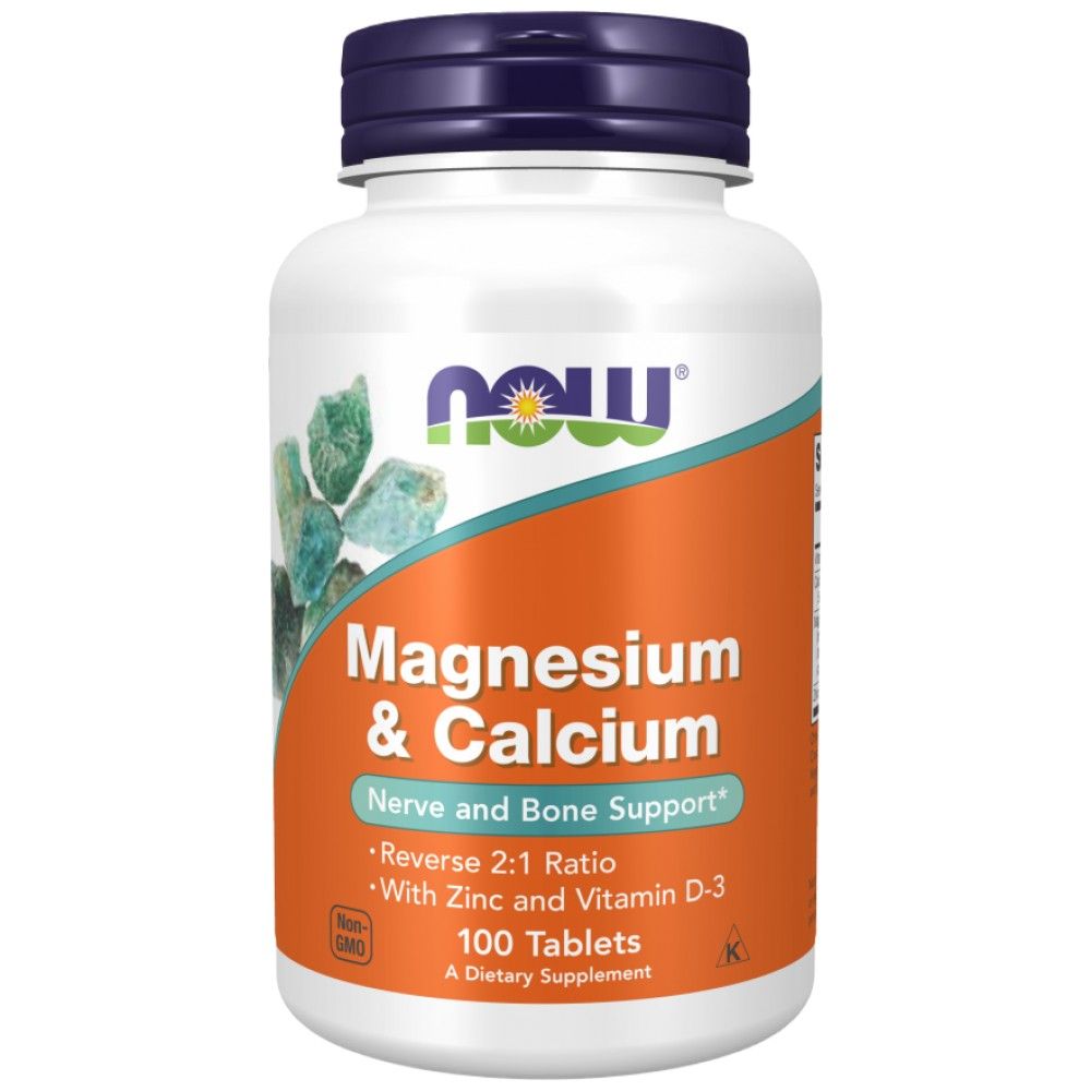 Magnezij & Kalcij | s vitaminom D3 & L-OptiZinc - 100 tableta