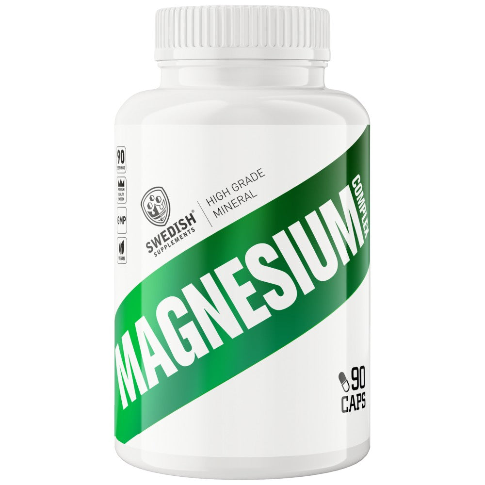 Magnezijev kompleks | 4 Types Matrix ~ Citrat, Oxide, Gluconate, Bisglycinate - 90 kapsula