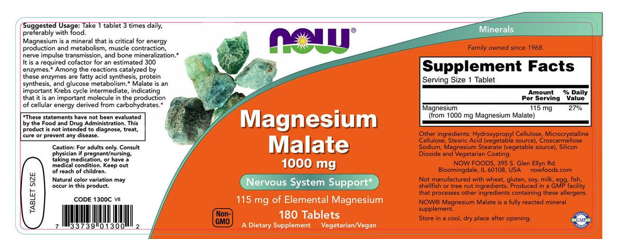 Magnezijev malat 1000 mg - 180 tableta