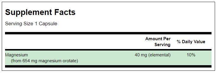 Magnezijev orotat 40 mg - 60 kapsula