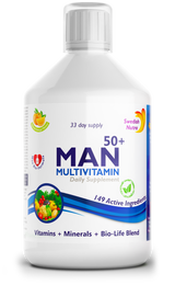 Man 50+ multivitamini za muškarce s kolagenom 1497 mg - 149 aktivnih sastojaka /500 ml/