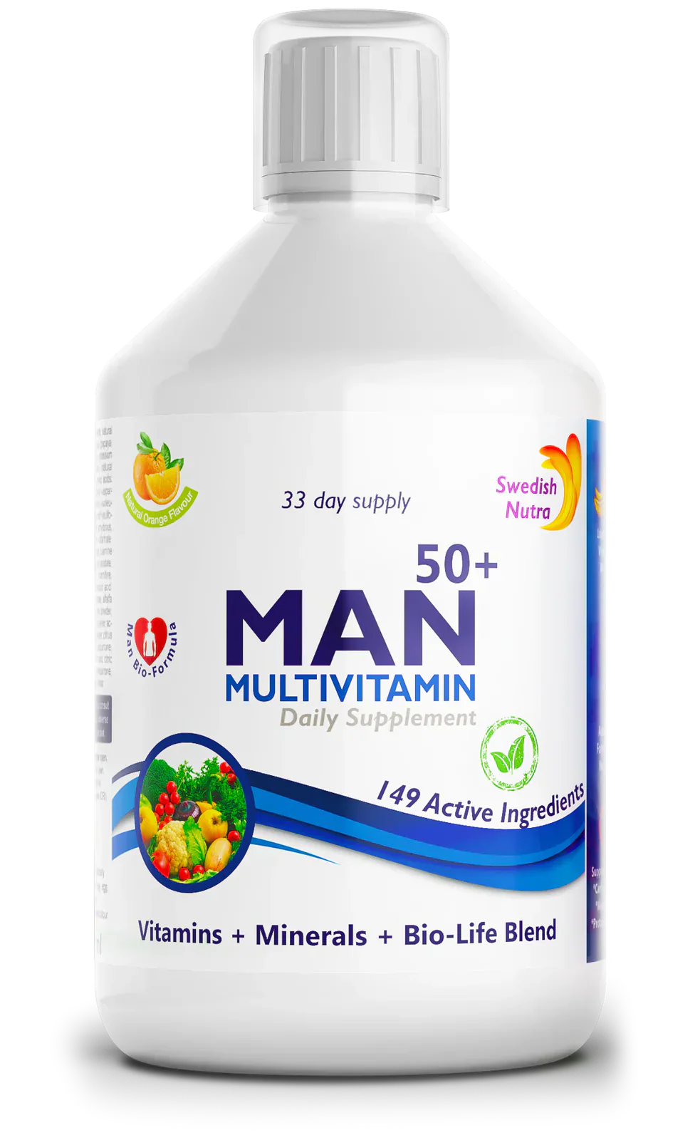Man 50+ multivitamini za muškarce s kolagenom 1497 mg - 149 aktivnih sastojaka /500 ml/