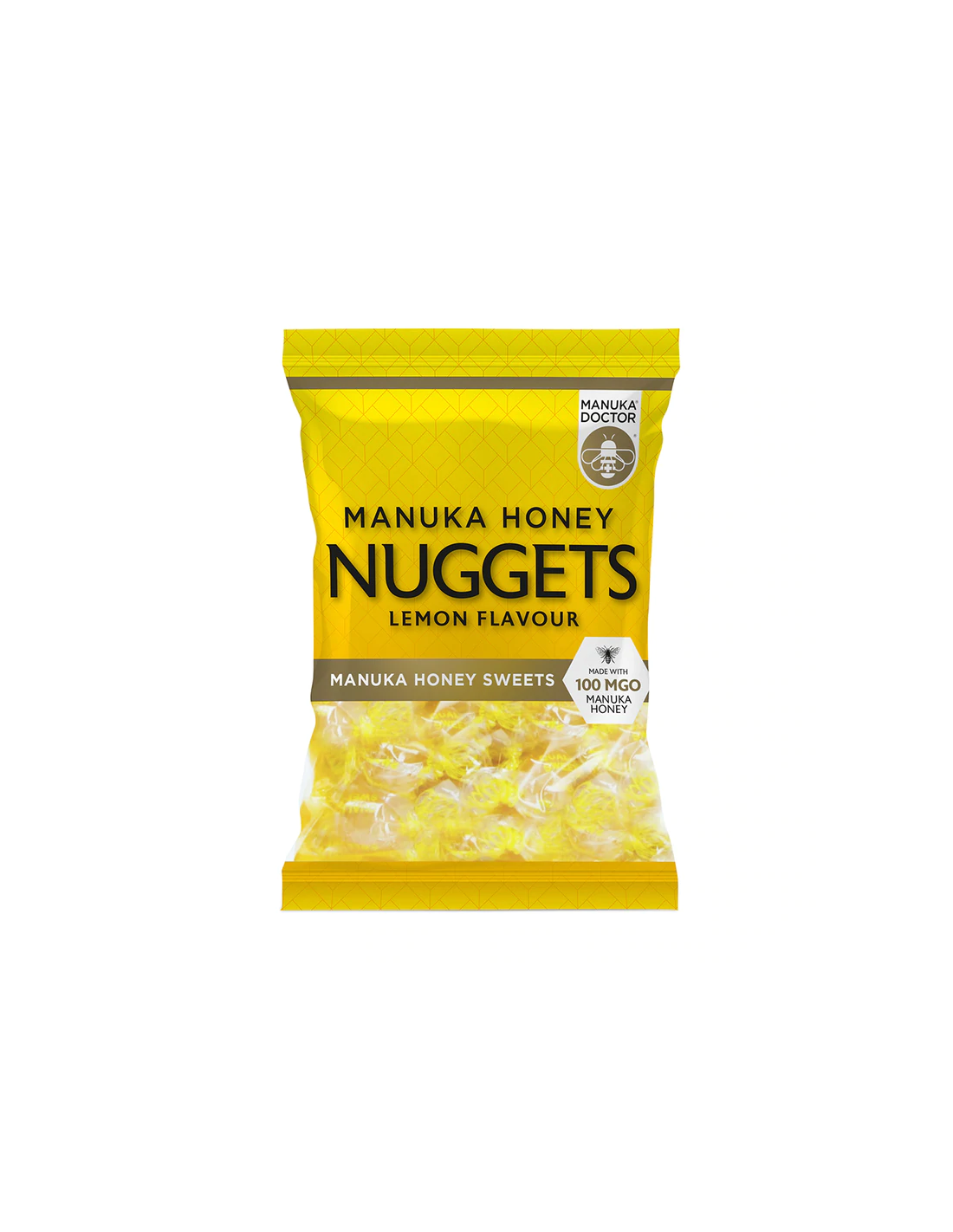 Manuka medeni nuggets s okusom limuna napravljen od 100 MGO manuka meda, 120 g
