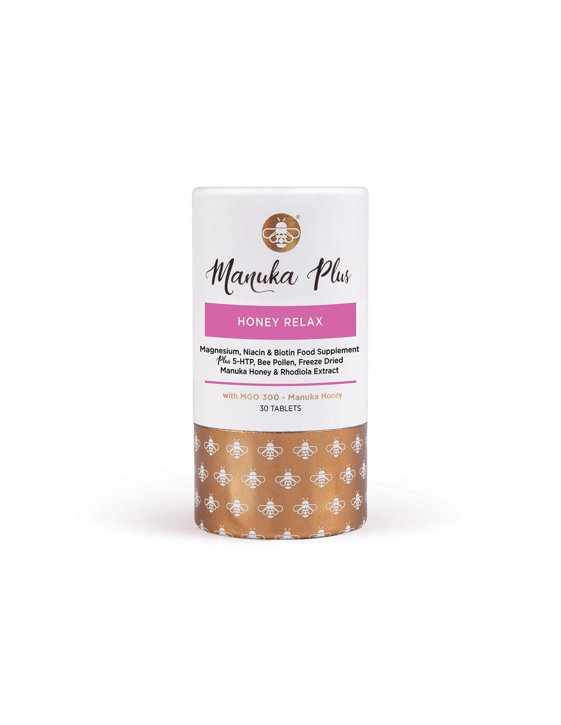 Manuka Plus® Honey Relax/ Formula protiv umora i iscrpljenosti s Manuka medom MGO 300 x 30 tableta
