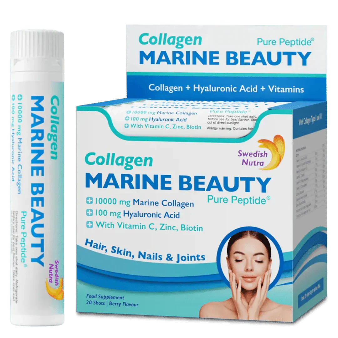 Riblji kolagen Marine Beauty 10000 mg s hijaluronskom kiselinom 100 mg /20 x 25 ml/