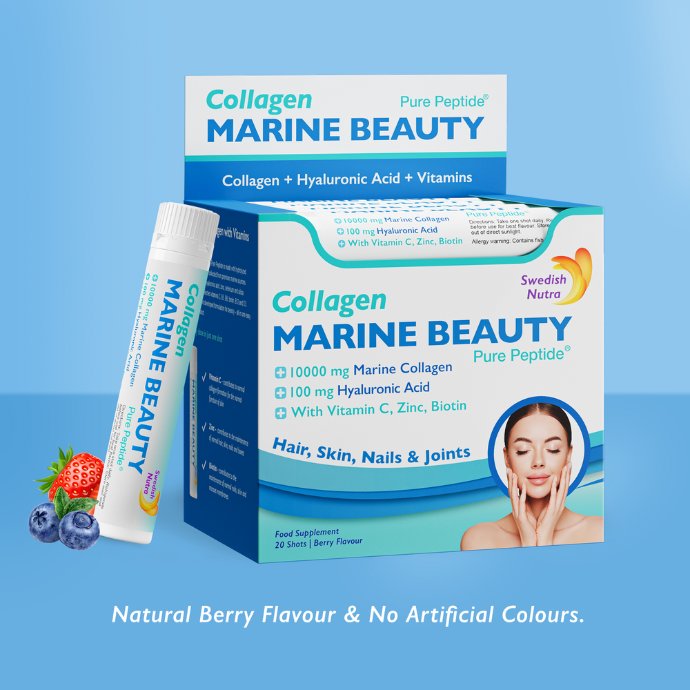 Riblji kolagen Marine Beauty 10000 mg s hijaluronskom kiselinom 100 mg /20 x 25 ml/