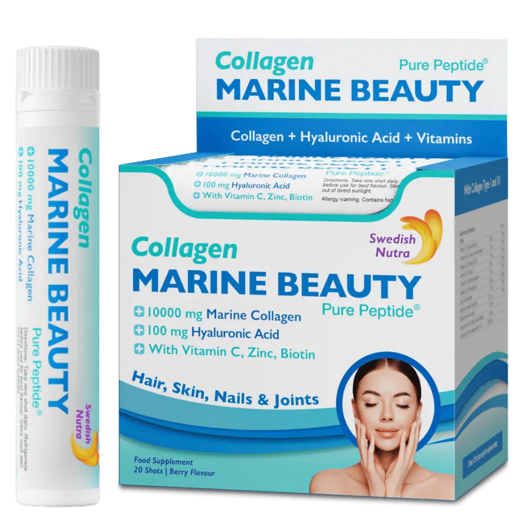 Riblji kolagen Marine Beauty 10000 mg s hijaluronskom kiselinom 100 mg /20 x 25 ml/