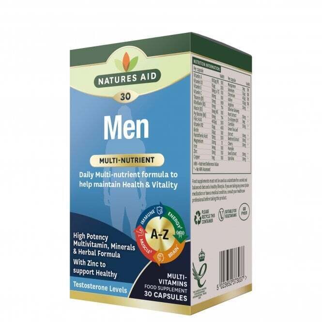 Muški multivitamini & Minerali 30 kapsula NaturesAid