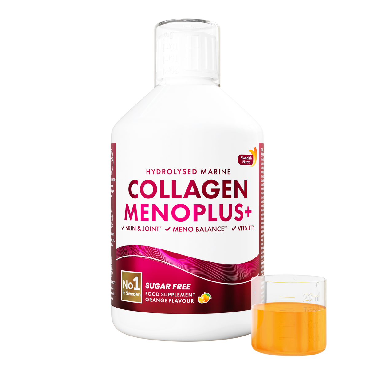 Menoplus+ riblji kolagen 10 000 mg za žene 40+ | 500 ml