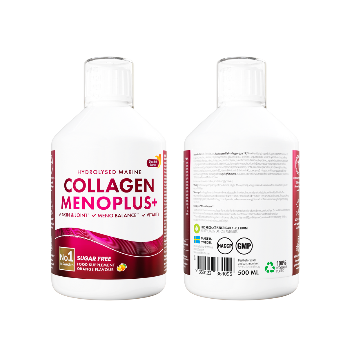 Menoplus+ riblji kolagen 10 000 mg za žene 40+ | 500 ml