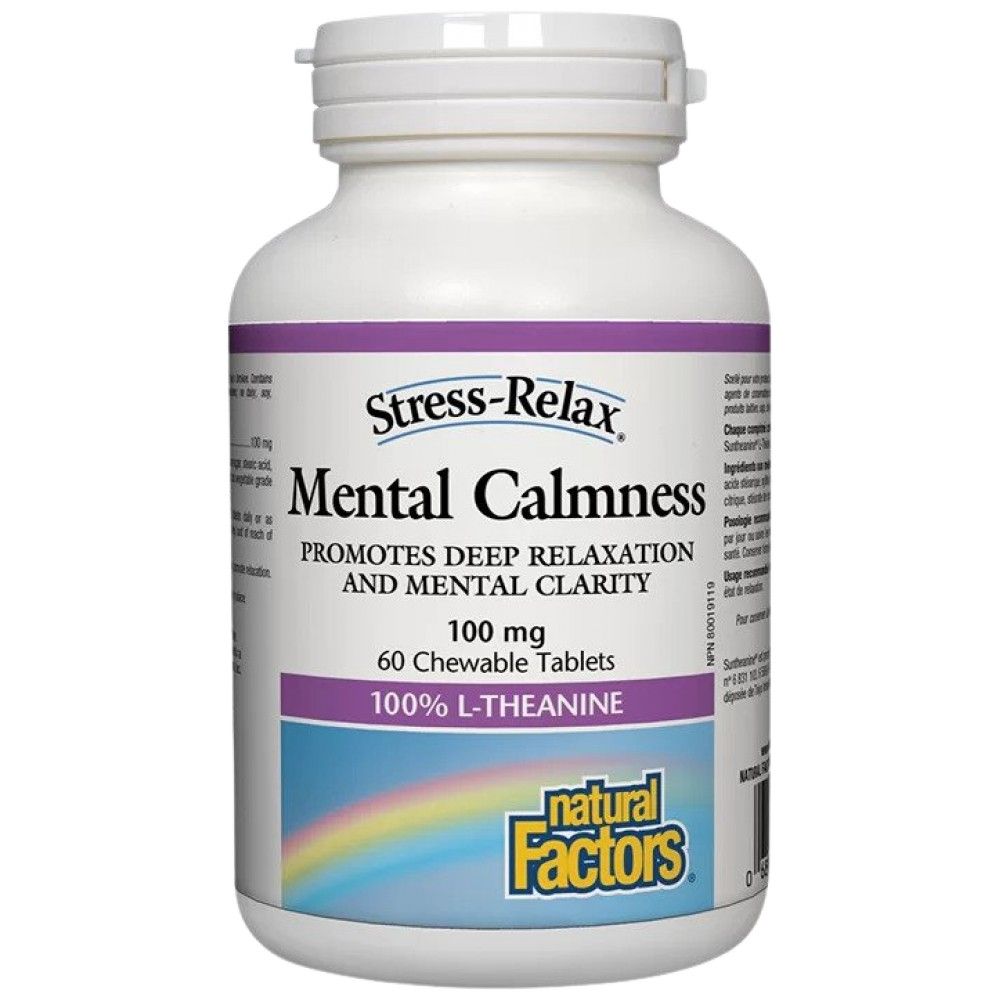 Mental Calmness L-Theanine 100 mg - 60 tableta za žvakanje
