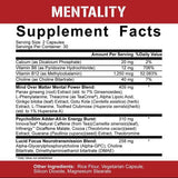 Mentalitet | Energy and Focus Nootropic 60 kapsula