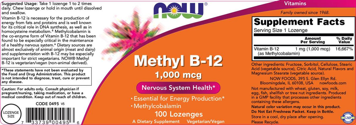 Metil B-12 1000 mcg - 100 sublingvalnih tableta